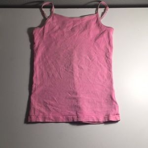 Pink spaghetti strap